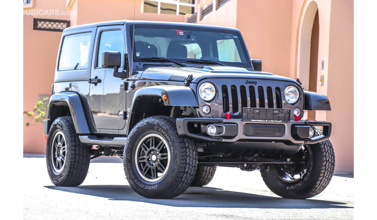 Jeep Wrangler Sport “Magnum Edition” 2018 AED 1940 P.M with 0 % D.P