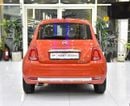 Fiat 500 EXCELLENT DEAL for our Fiat 500 Dolcevita ( 2024 Model ) in Orange Color GCC Specs