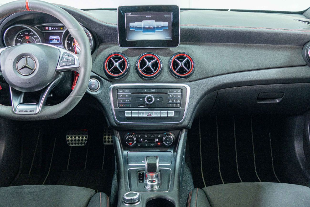 Mercedes-Benz CLA 45 AMG Std 2.0L Low Mileage-Red Accents-Sports Exhaust-AMG Sport Design Rims- Red Calipers