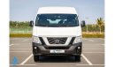 Nissan Urvan Panel Van High Roof 2020 NV350 High Roof 13 Seater - Passenger Van - M/T Petrol - GCC - Ready to Dri