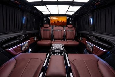 مرسيدس بنز V 300 VLINE VIP EDITION NEW ARRIVAL 2026 MODEL VIP MERCEDES GCC V300 with ADDITIONAL REAR AC - 2 Years Warranty by VLINE
