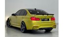 BMW M3 Std Std Std Std 2016 BMW M3(F80)-BMW Warranty-Full Service History-Service Contract-GCC.