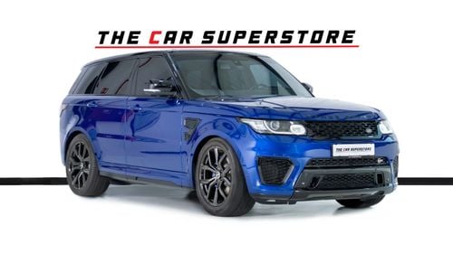 Land Rover Range Rover Sport SVR 5.0L (550 HP) GCC-Special Color-Well Maintained-Supercharged V8-Low Mileage-Black Pack