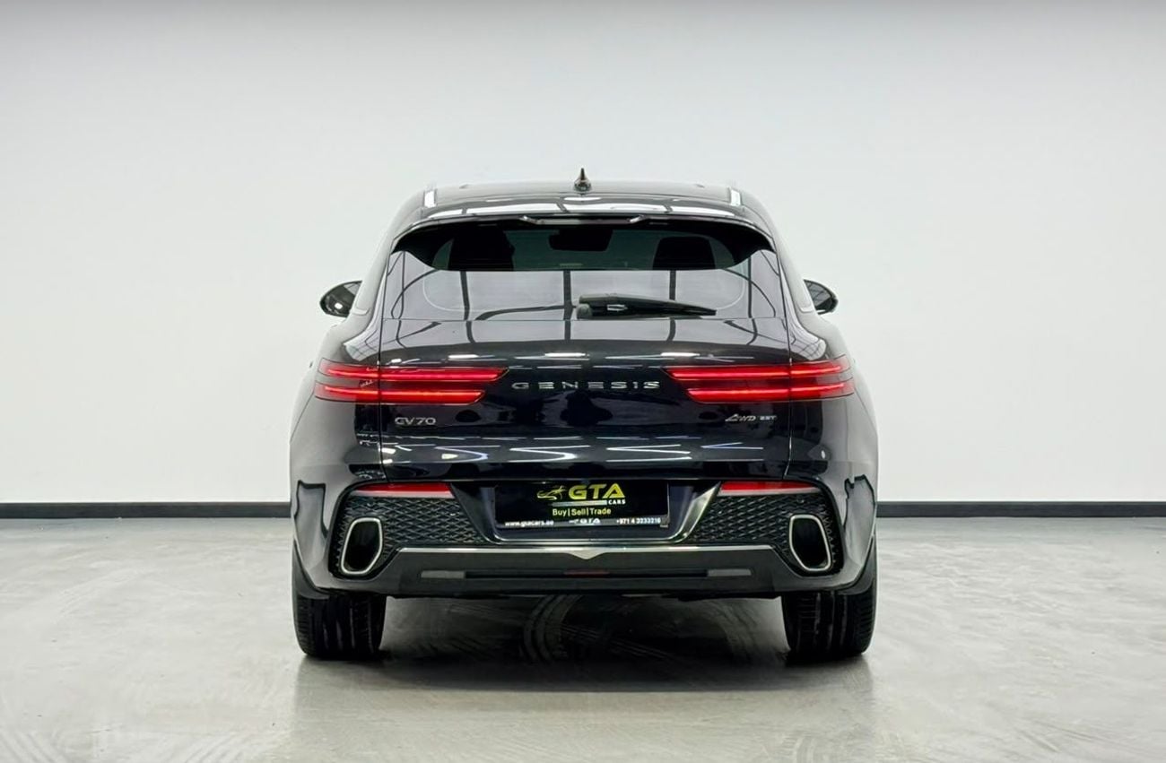 Genesis GV70 PRESTIGE 2023 Genesis GV70 Platinum Sport, 1 Year Unlimited Kilometer Warranty, GCC Specs.