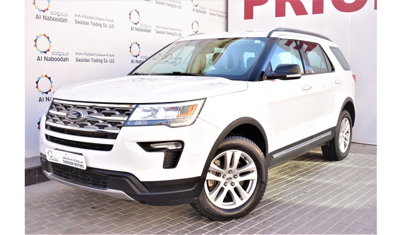 Ford Explorer 3.5L XLT V6 AWD 2018 GCC DEALER WARRANTY