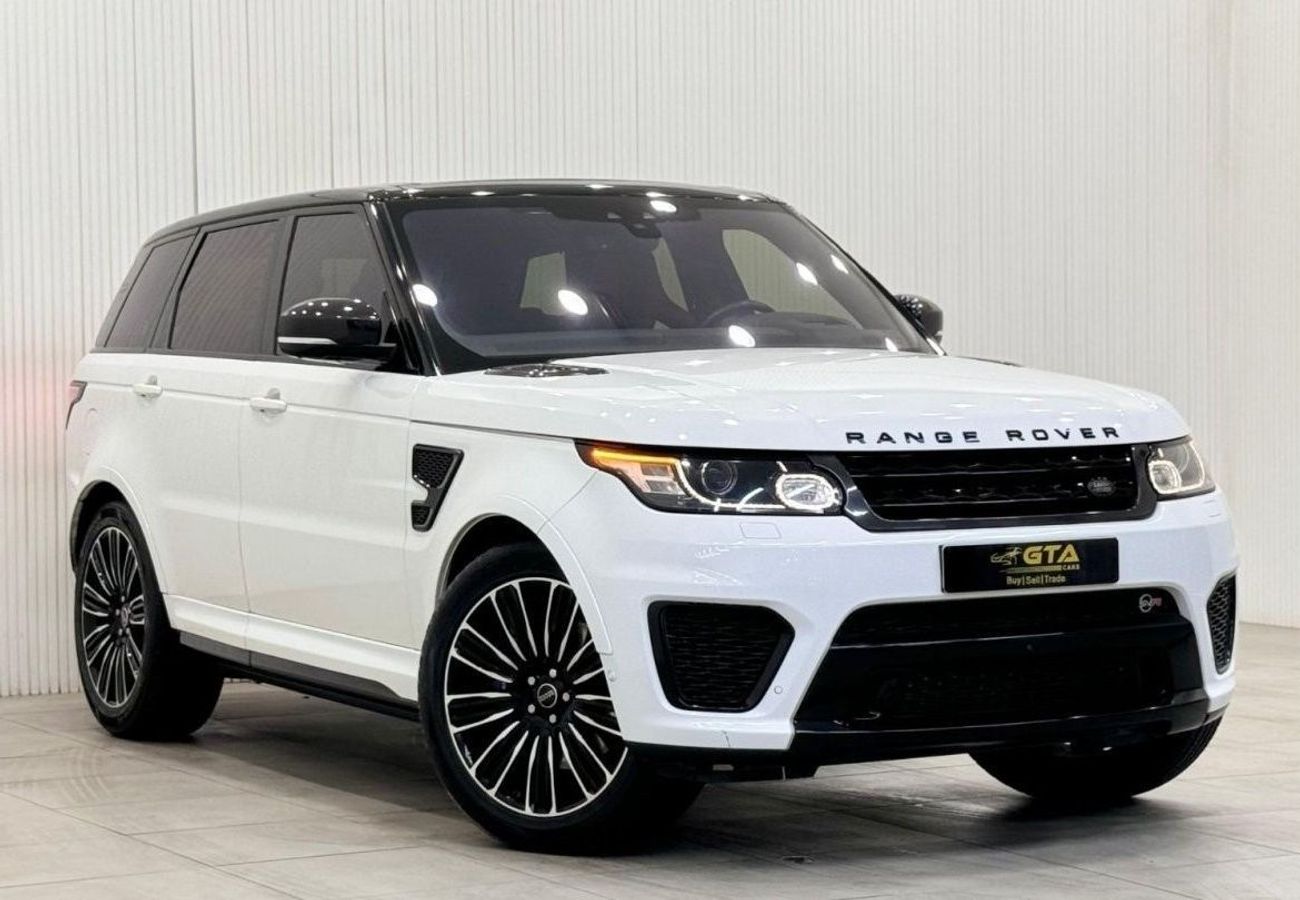 Land Rover Range Rover Sport 2017 Range Rover Sport SVR, Warranty, Service History, Full Options, Low Kms, GCC Specs