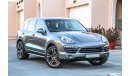 Porsche Cayenne V6 2014 GCC under Warranty with Zero downpayment.