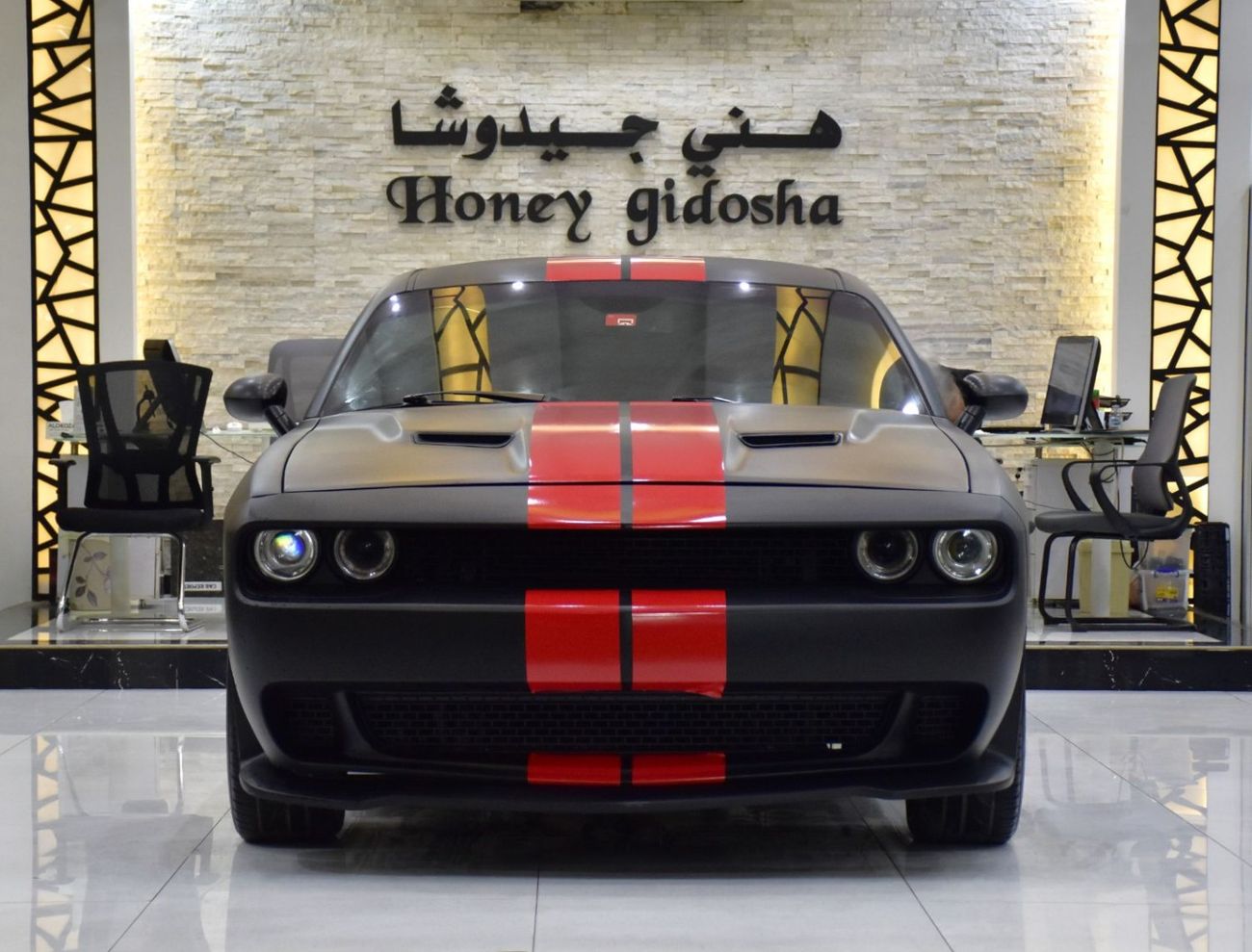 دودج تشالينجر EXCELLENT DEAL for our Dodge Challenger ( 2021 Model ) in Black Color American Specs