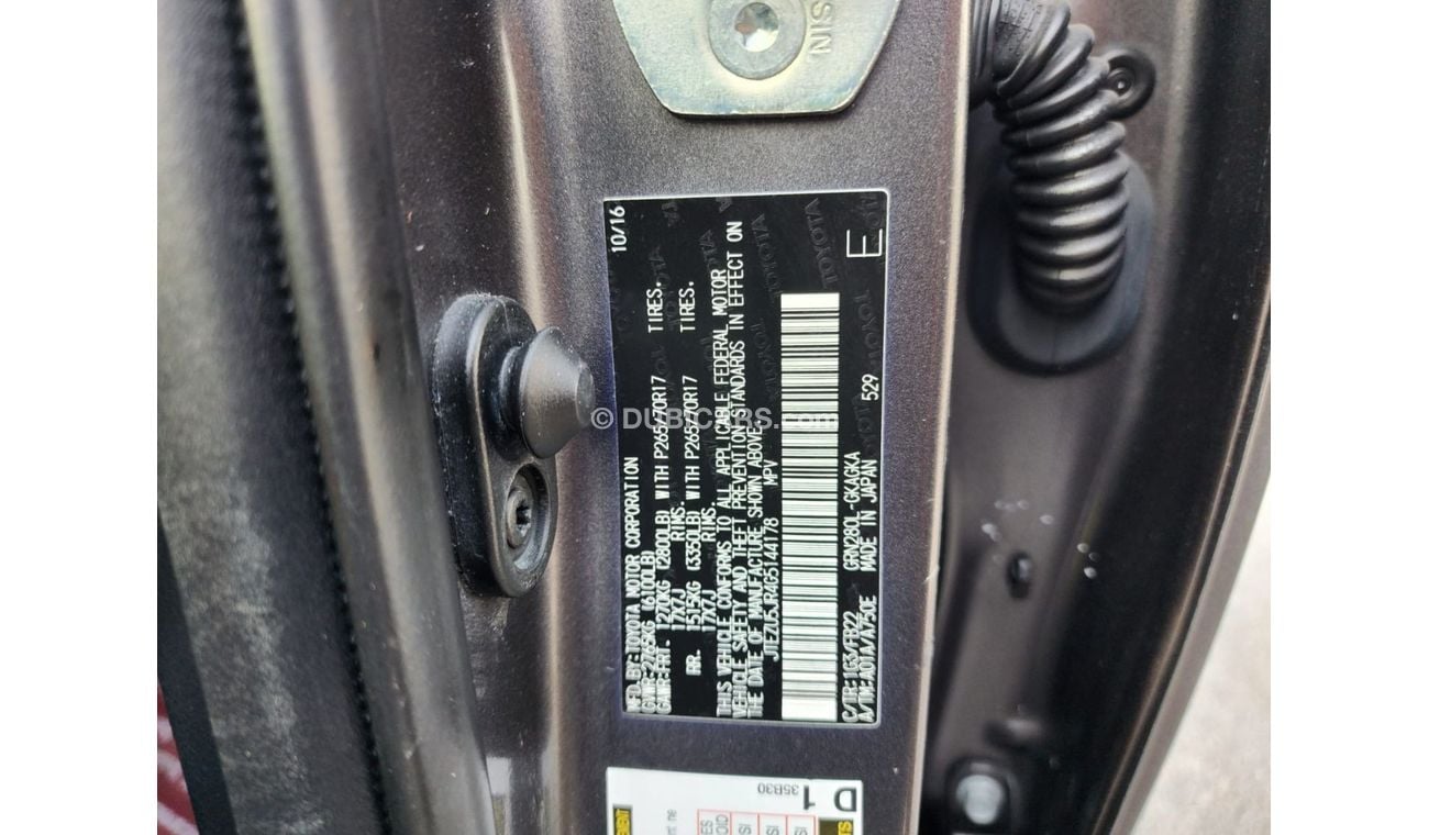 Toyota 4Runner TOYOTA 4RUNNER 2016 MODEL FULL OPTION