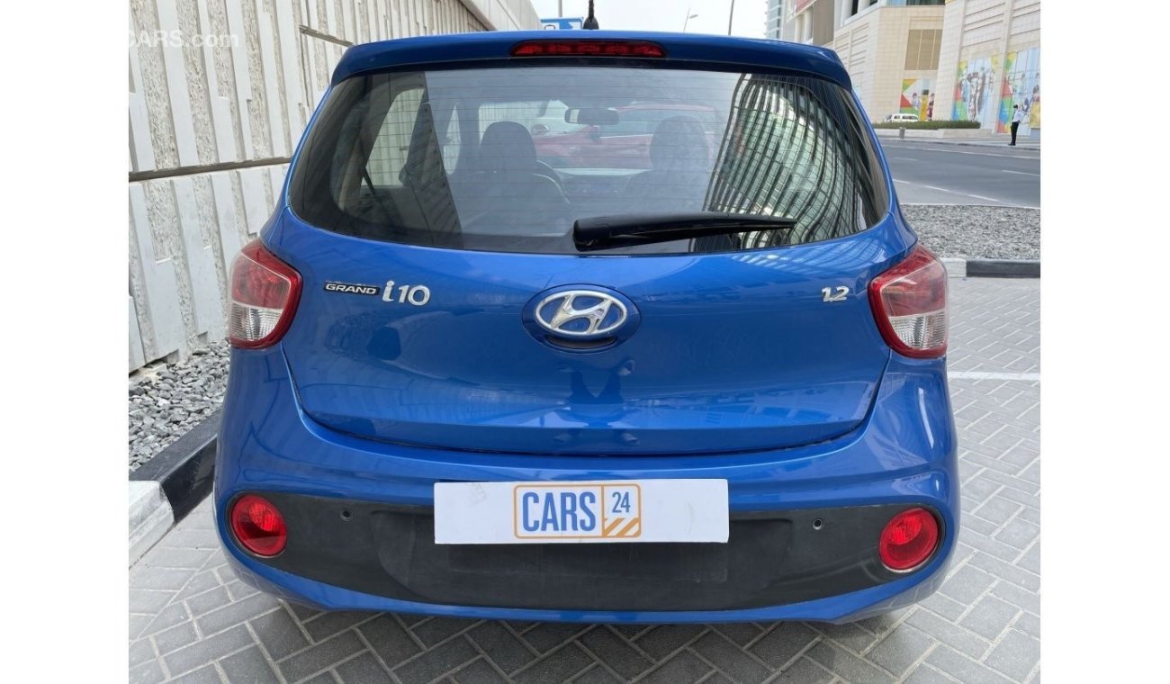 هيونداي جراند i10 1.2L | GCC | EXCELLENT CONDITION | FREE 2 YEAR WARRANTY | FREE REGISTRATION | 1 YEAR COMPREHENSIVE I