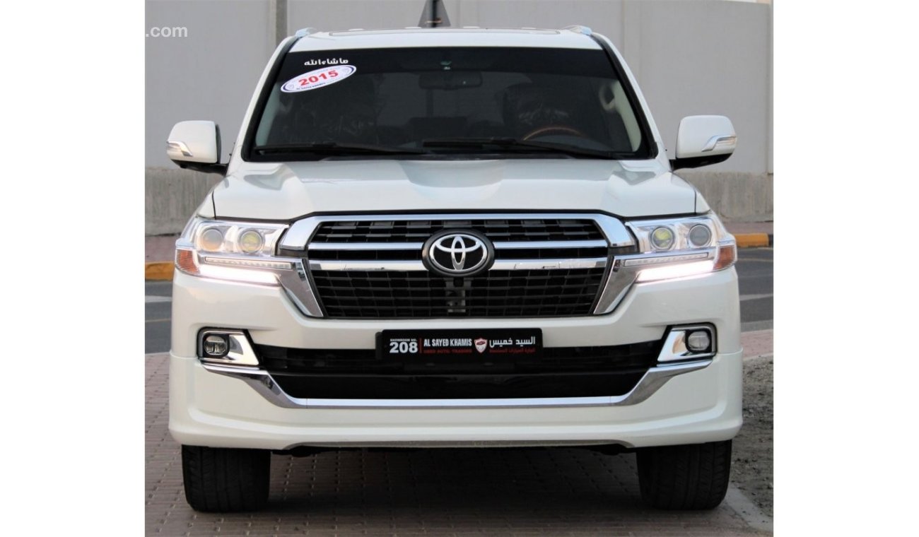 Toyota Land Cruiser Toyota Land Cruiser 2015 VXR V8 full converter 2020 No. 1 full option GCC in excellent condition wit