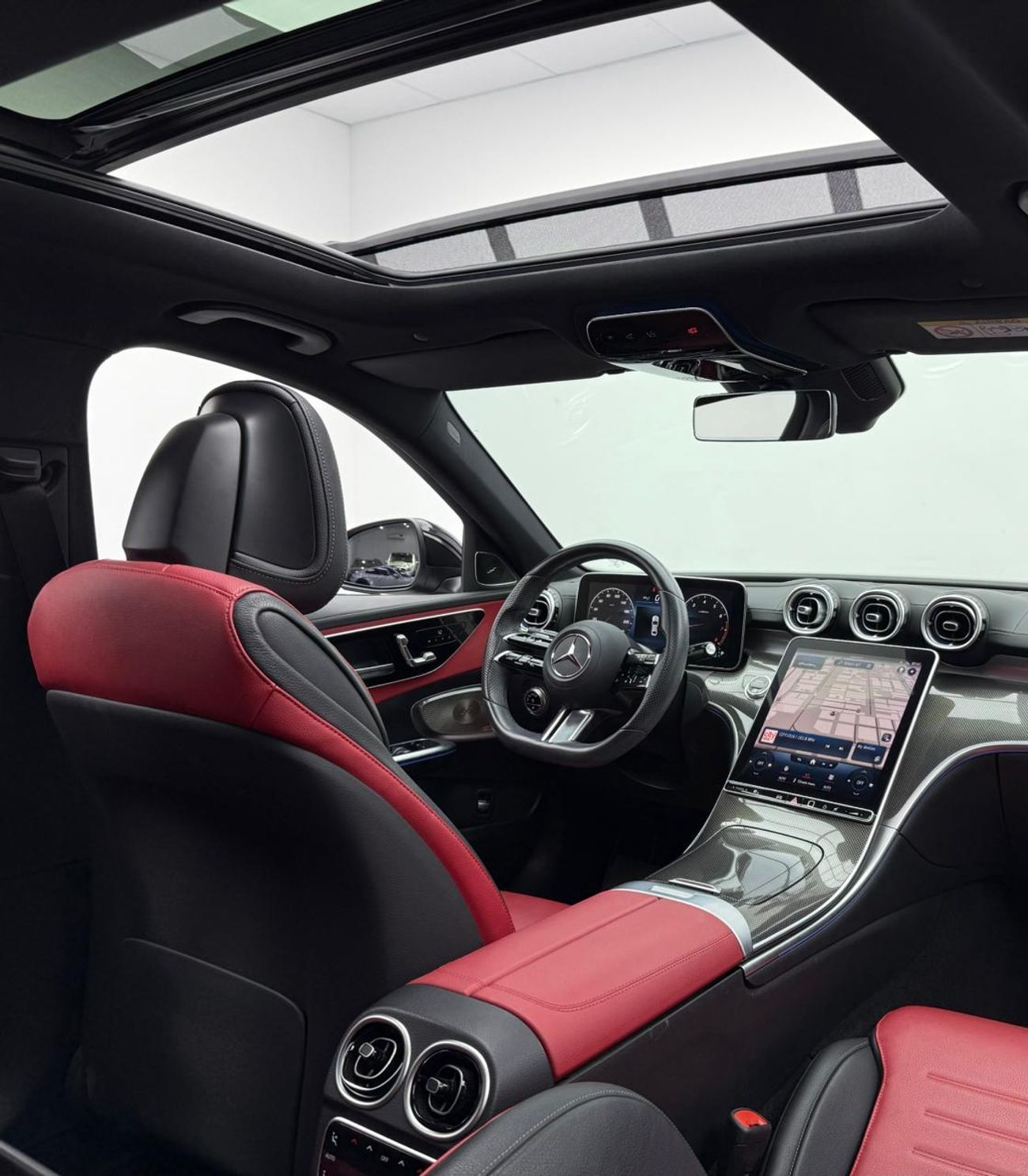 Mercedes-Benz C 200 2022 Mercedes Benz C200 AMG, 2027 Mercedes Warranty + Service Pack, Full MB Service History, GCC