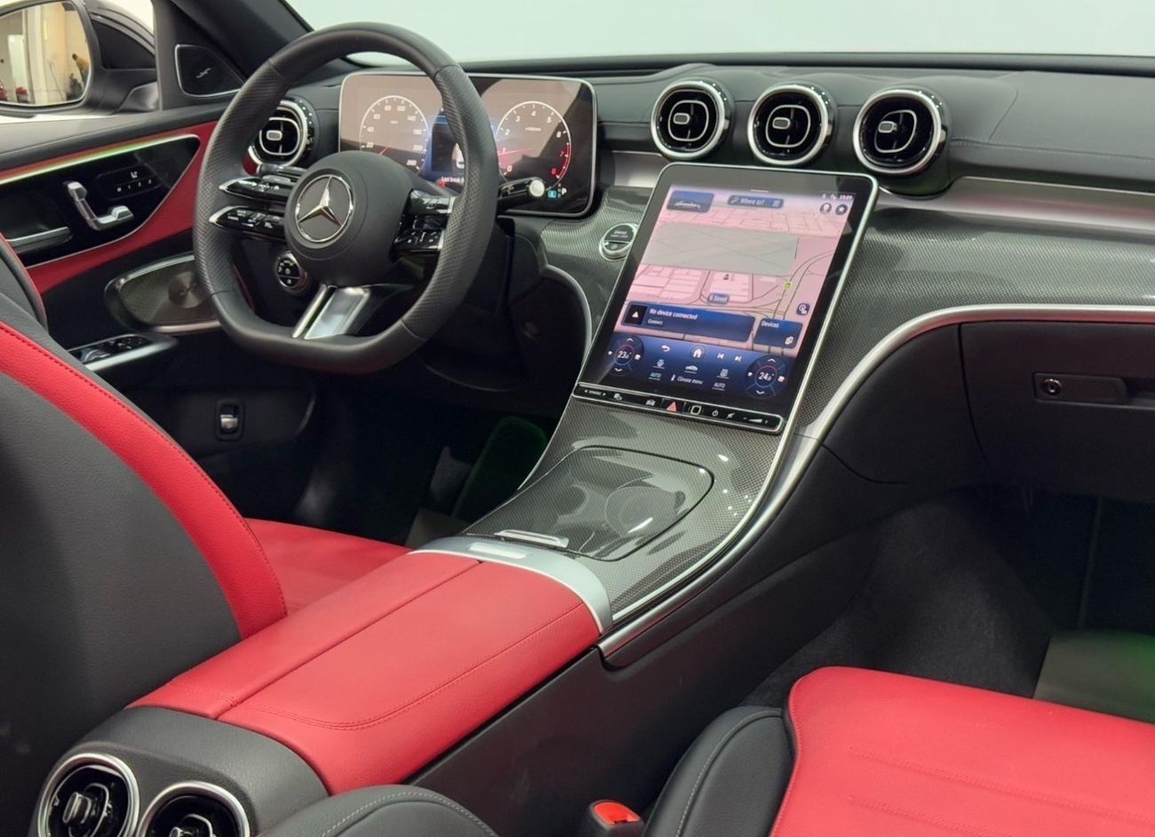 مرسيدس بنز C 200 Premium 2.0L 2022 Mercedes Benz C200 AMG Premium Plus, 2025 Mercedes Warranty, Very Low Kms, GCC