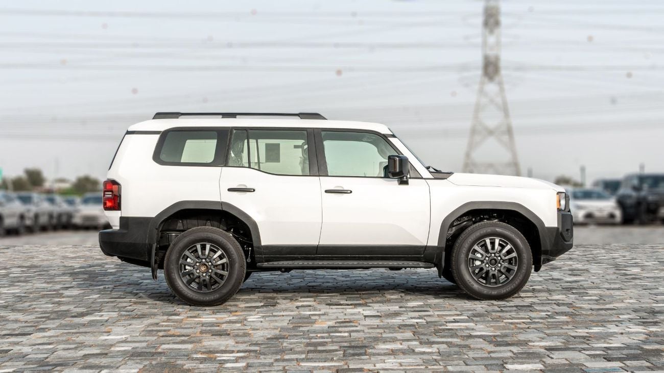 تويوتا برادو 2026 Toyota Prado 2.4L AT Petrol (White-Black) Mid Option