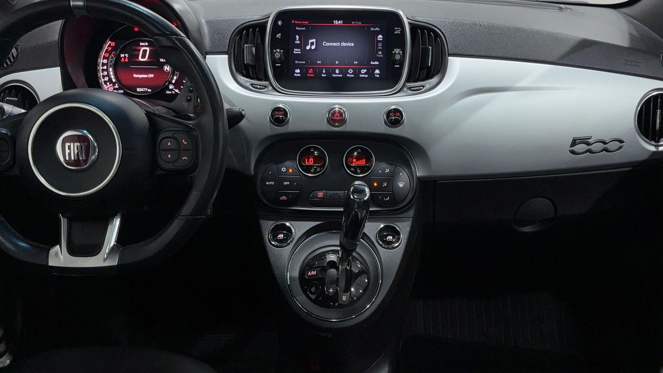 Fiat 500 LOUNGE 2022 | AED 590/Month | 0 DP | 30 Day Return | Warranty | Service History