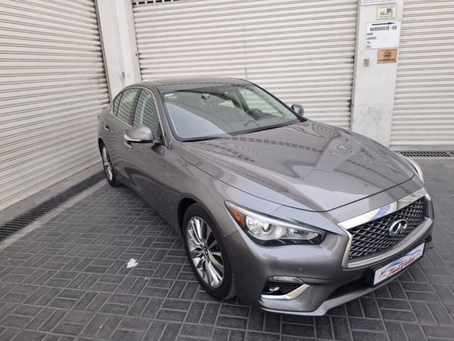 Used 2023 Infiniti Q50 LUXE SENSORY for sale in UAE | Verified Second Hand Infiniti Q50 LUXE SENSORY Price