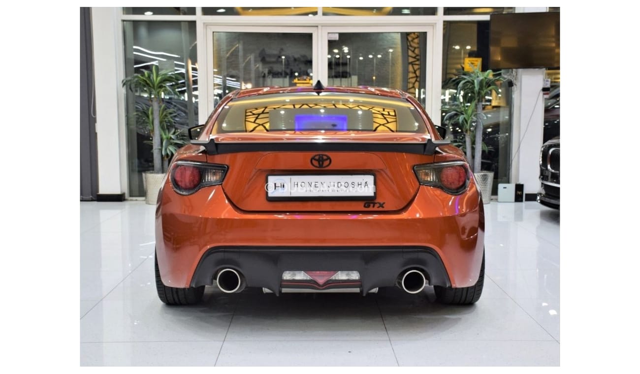 Toyota 86 GTX EXCELLENT DEAL for our Toyota 86 GTX ( 2014 Model ) in Orange Color GCC Specs