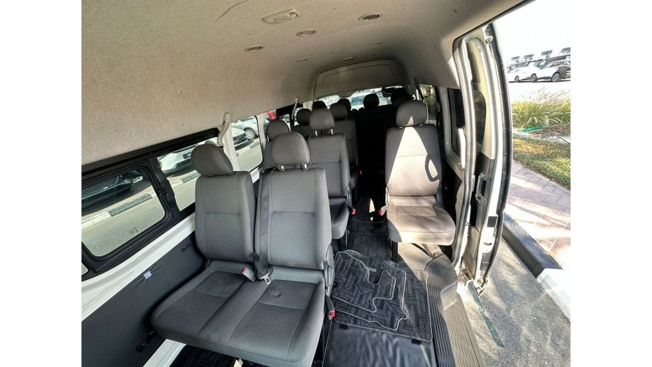 Toyota Hiace 2019 | RHD | MULTIMEDIA SCREEN | REAR VIEW CAMERA | POWER SLIDE DOOR | PREMIUM FABRICATED SEATS