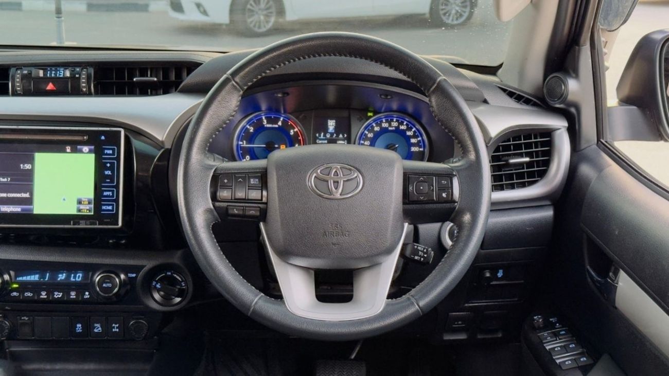 Toyota Hilux PREMIUM BULL BAR WITH LED FOCUS LIGHTS | ROOF TOP LED | AIR SNORKEL | RHD | 2017 | HILUX BOOT LID |