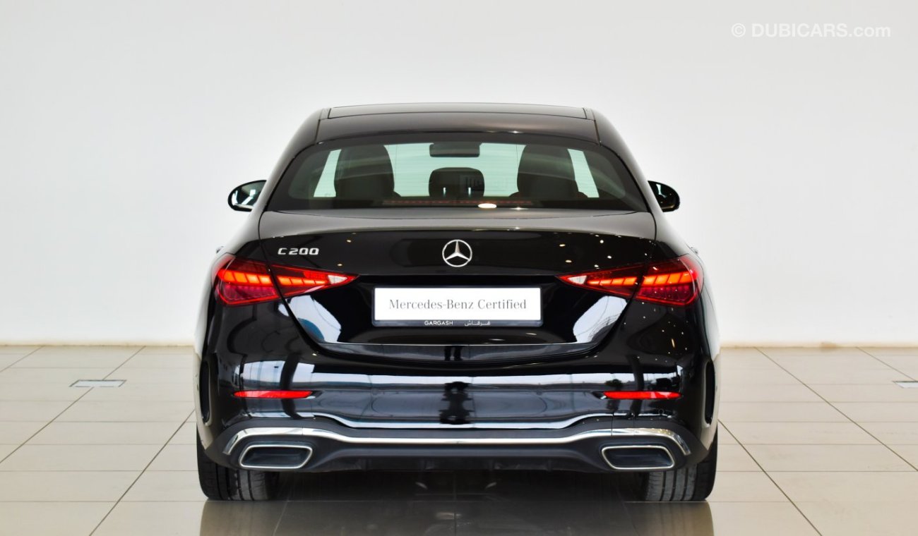 مرسيدس بنز C200 SALOON / Reference: VSB 31923 Certified Pre-Owned with up to 5 YRS SERVICE PACKAGE!!!