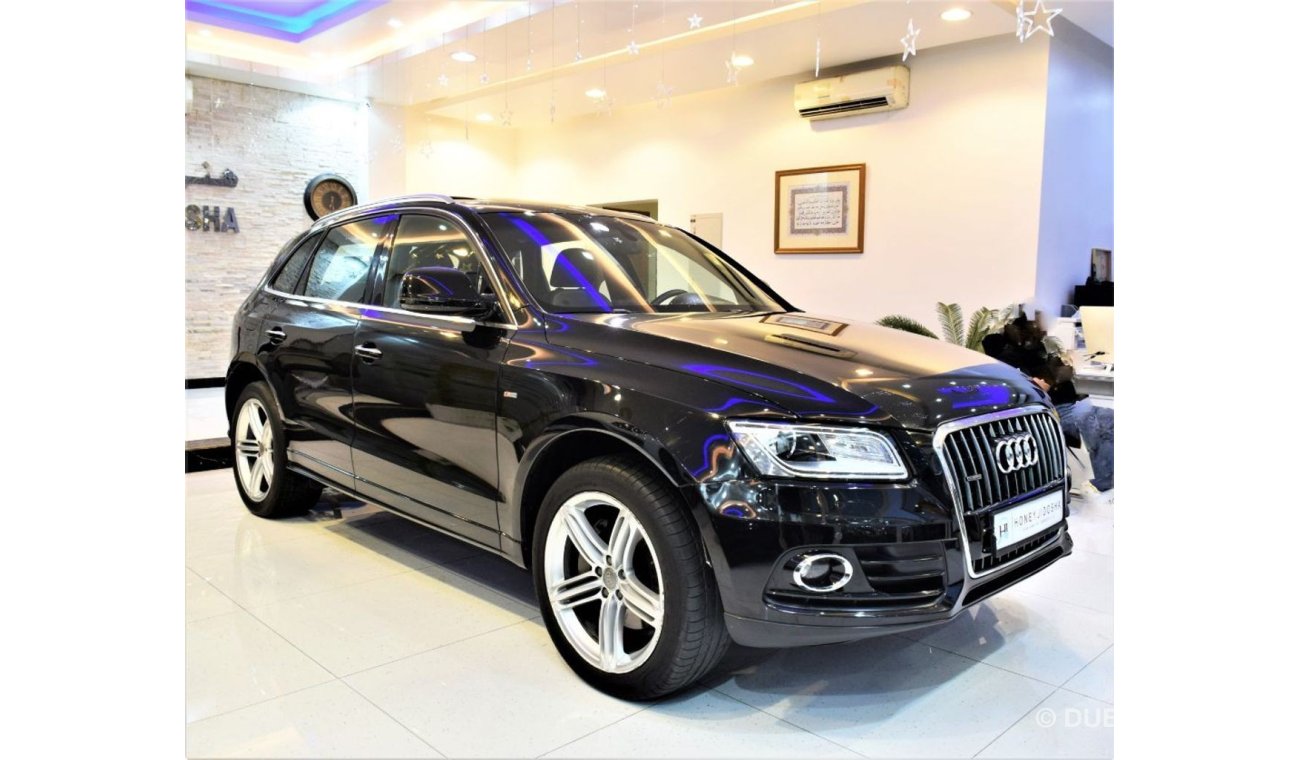 أودي Q5 AMAZING Audi Q5 S-Line Quattro 2016 Model!! in Black Color! GCC Specs