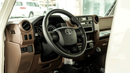 تويوتا لاند كروزر ECTMKC001 – 2025 Toyota LC78 3 Doors Hardtop – 2.8L Diesel Manual – White  with Tan Interior