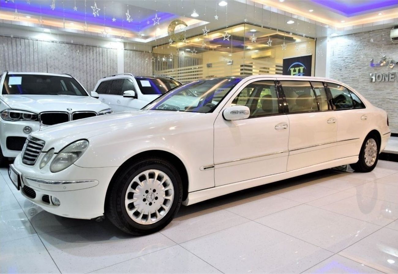 مرسيدس بنز E 320 EXCELLENT DEAL for our Mercedes Benz E320 ELEGANCE ( LIMOUSINE ) 2003 Model!! in White Color! GCC Sp