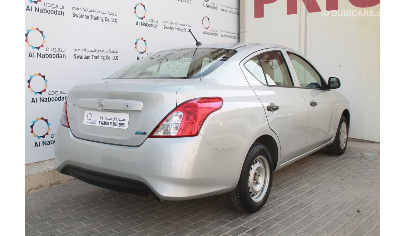 Nissan Sunny 1.5L S 2016 MODEL SILVER GCC SPECS