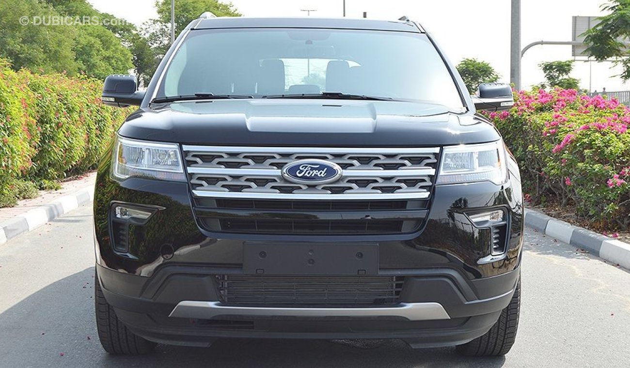 Ford Explorer XLT 2018, AWD GCC, 0km w/ 3Yrs or 100K km WRNTY and 60K km Service at Al Tayer Motors