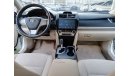 Toyota Camry 2012 GCC model, white color, beige interior, without accidents, rear camera control, Android screen,
