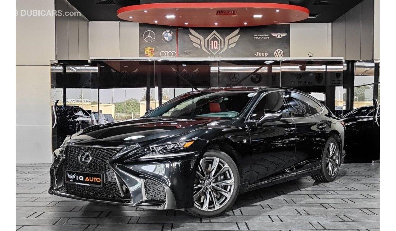 Lexus LS500 F Sport AED 2,800 P.M | 2018 LEXUS LS 500 F-SPORT 3.5L TWIN TURBO | GCC | UNDER WARRANTY | SERVICE C