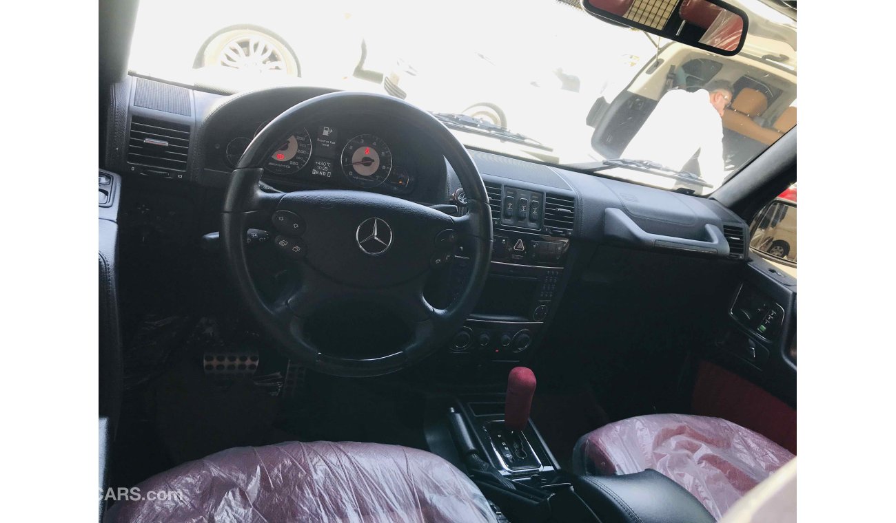 Mercedes-Benz G 55 سياره نظيفه جدا بحاله ممتاذه بدون حوادث صبغة وكاله ضمان شاسيه جير ماكينه