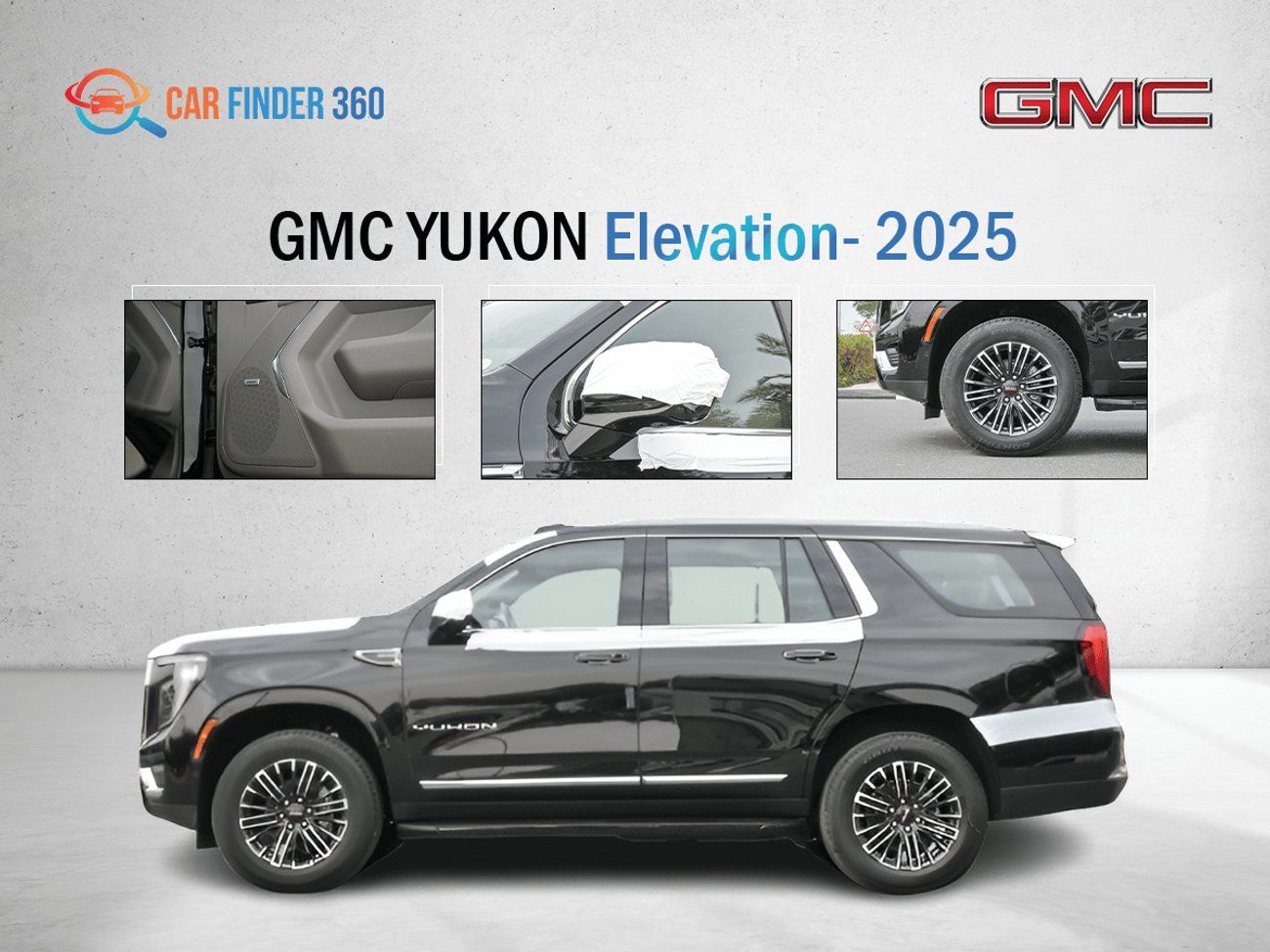 GMC Yukon GMC YUKON Elevation RWD 5.3L V8 - BLACK - 2025 (Export only ) 5.3 V8 SLE (2WD)