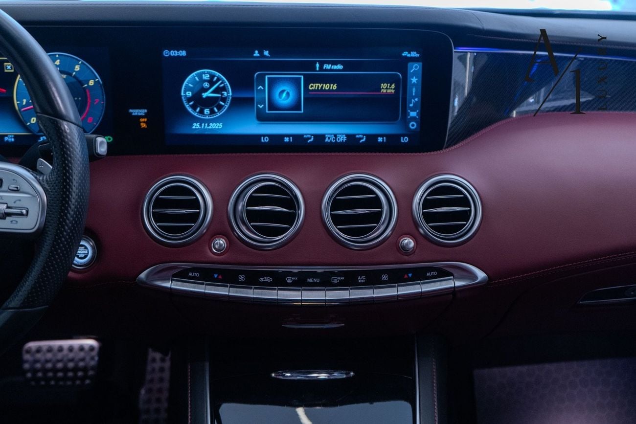 مرسيدس بنز S 560 كوبيه  2018 Mercedes Benz S560 Convertible V8, Service History, Fully Loaded, Excellent Condition, GCC Spec
