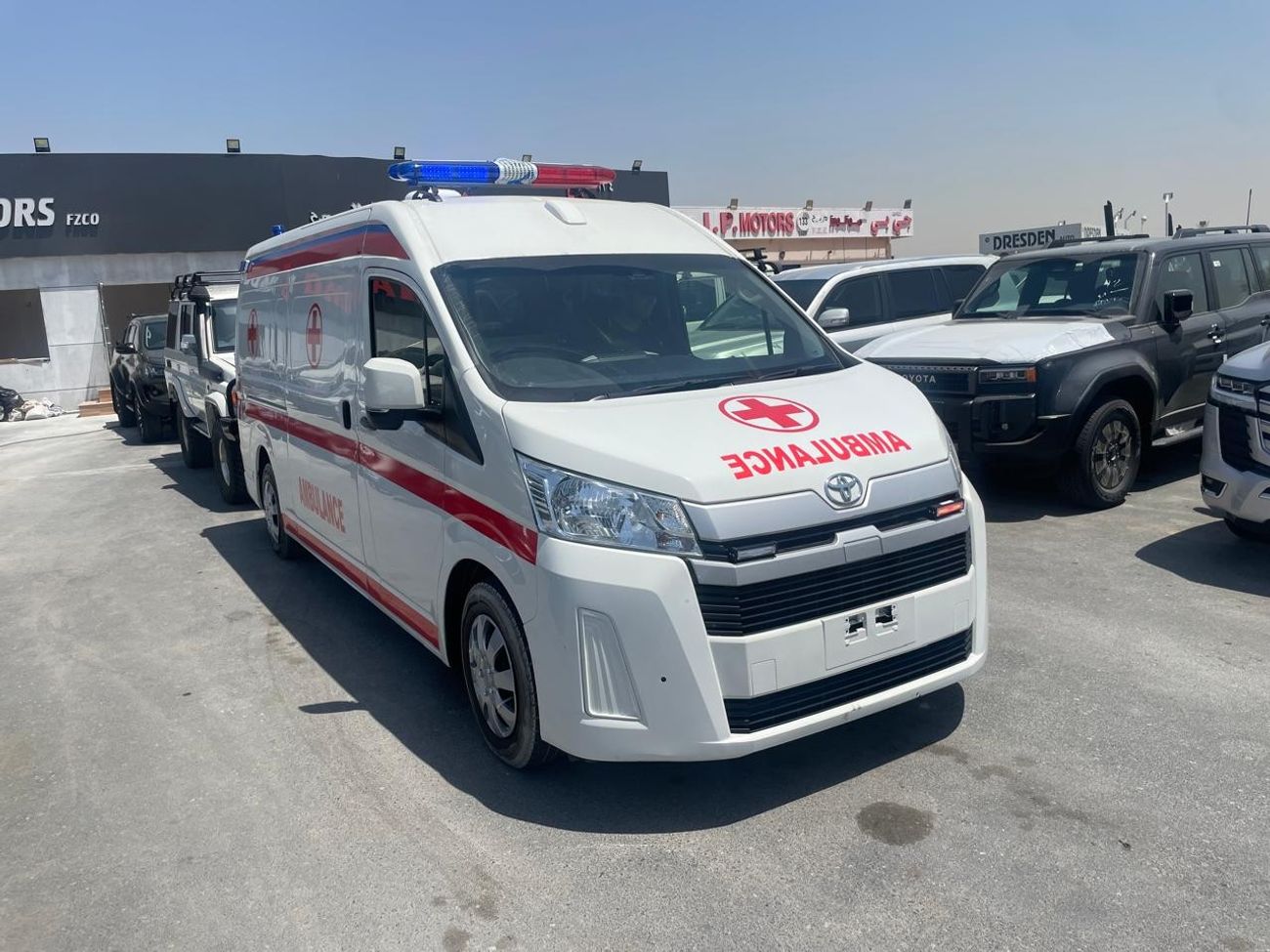 Toyota Hiace HIACE AMBULANCE right hand drive diesel 2.8 liter automatic gear