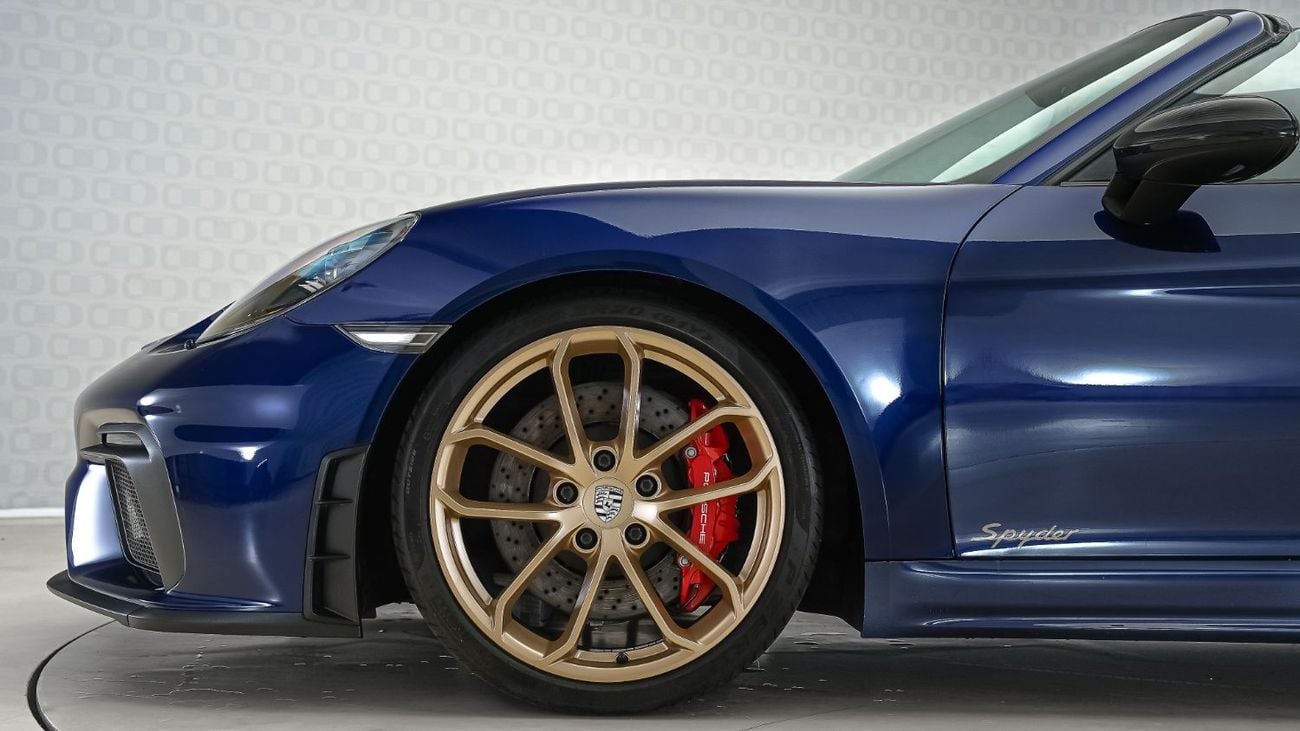 Porsche 718 Spyder 718 Spyder PDK | AED 7,162 PM | Warranty March 2027 | GCC