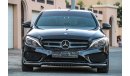 Mercedes-Benz C200 AMG 2016 GCC under Warranty with Zero Downpayment.