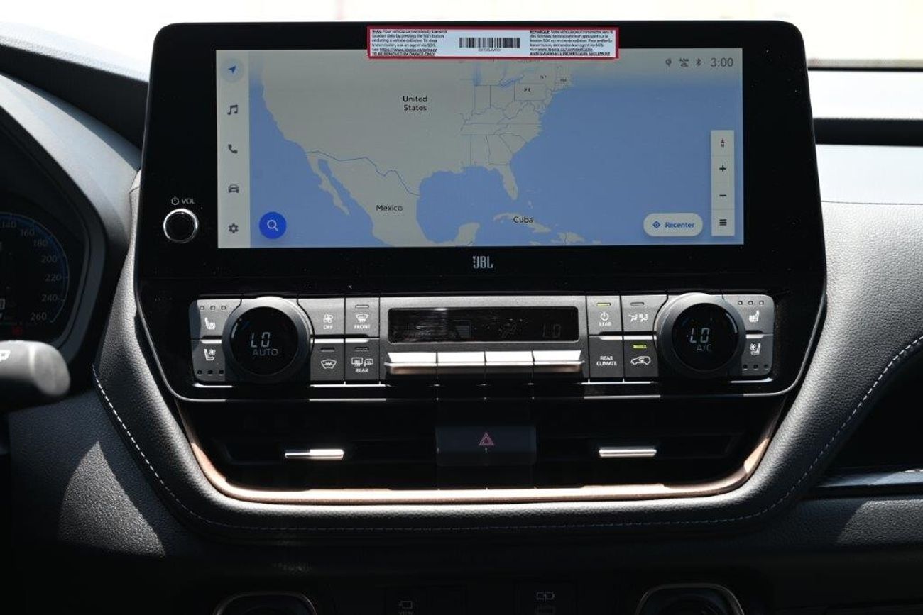 تويوتا جراند هايلاندر Platinum Hybrid Max 2.4L AWD 7-Seater Automatic