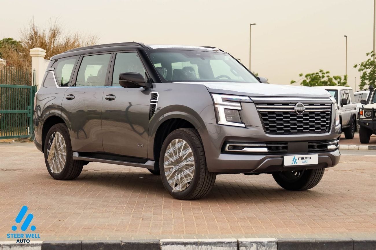 Nissan Patrol LE PLATINUM CITY 2026 | GCC | 3.5L V6 | AWD | 9AT | Red Interior | Height Control | Export only