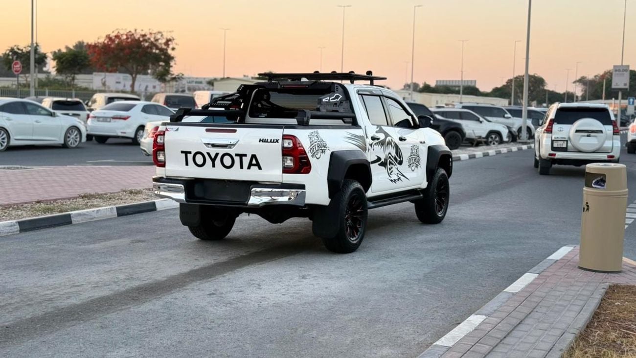 Toyota Hilux 2022 | 2.8L DIESEL | AT | RHD | GR BODY KIT INSTALLED | ROOF CARRIER WITH LED LIGHTS BAR |  ROOF MOU