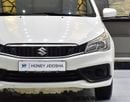 Suzuki Ciaz GL EXCELLENT DEAL for our Suzuki Ciaz ( 2023 Model ) in White Color GCC Specs