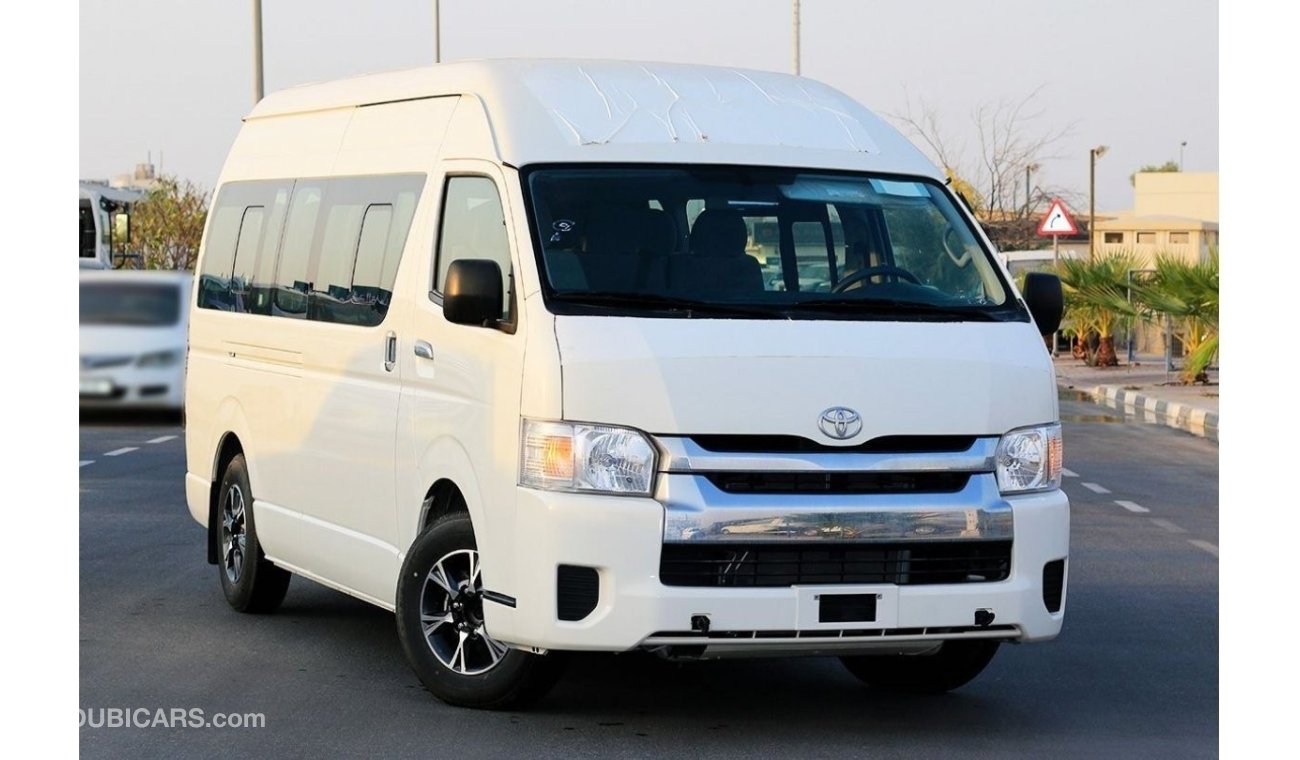 تويوتا هاياس 2021 Toyota Hiace 2.5L Diesel V4 MT | 15 Seats + 3 Point Seat Belt + Rear AC Panel | Export Only