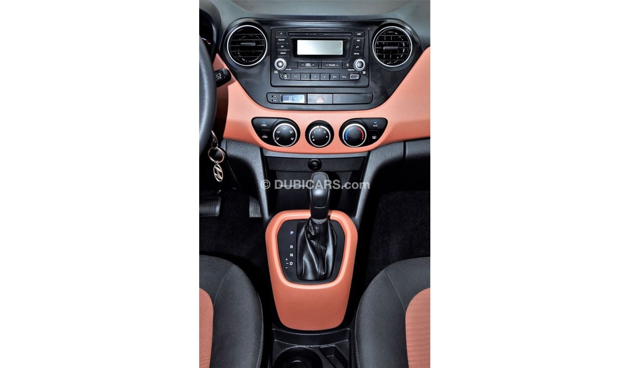 Hyundai Grand i10 EXCELLENT DEAL for our Hyundai Grand i10 1.2L ( 2016 Model ) in Orange Color GCC Specs