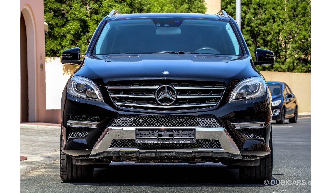 مرسيدس بنز ML 500 AMG GCC under Warranty with Zero Down-Payment.