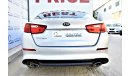 Kia Optima 2.4L 2016 GCC SPECS WITH DEALER WARRANTY