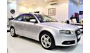 أودي A4 AMAZING!!  Audi A4 2.0 S-Line 2008 Model!! Silver Color GCC Specs