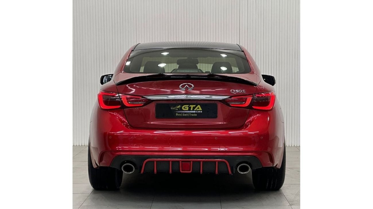 Infiniti Q50 2018 Infiniti Q50 S Redsport, Warranty, Full Service History, Carbon Fiber Package, GCC