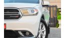 Dodge Durango | 2,146 P.M (3 Years) | 0% Downpayment | Full Option | Immaculate Condition!