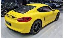 Porsche Cayman Std PORSCHE CAYMAN 2015 GCC IN BEAUTIFUL SHAPE WITH FULL PORSCHE SERVICE HISTO