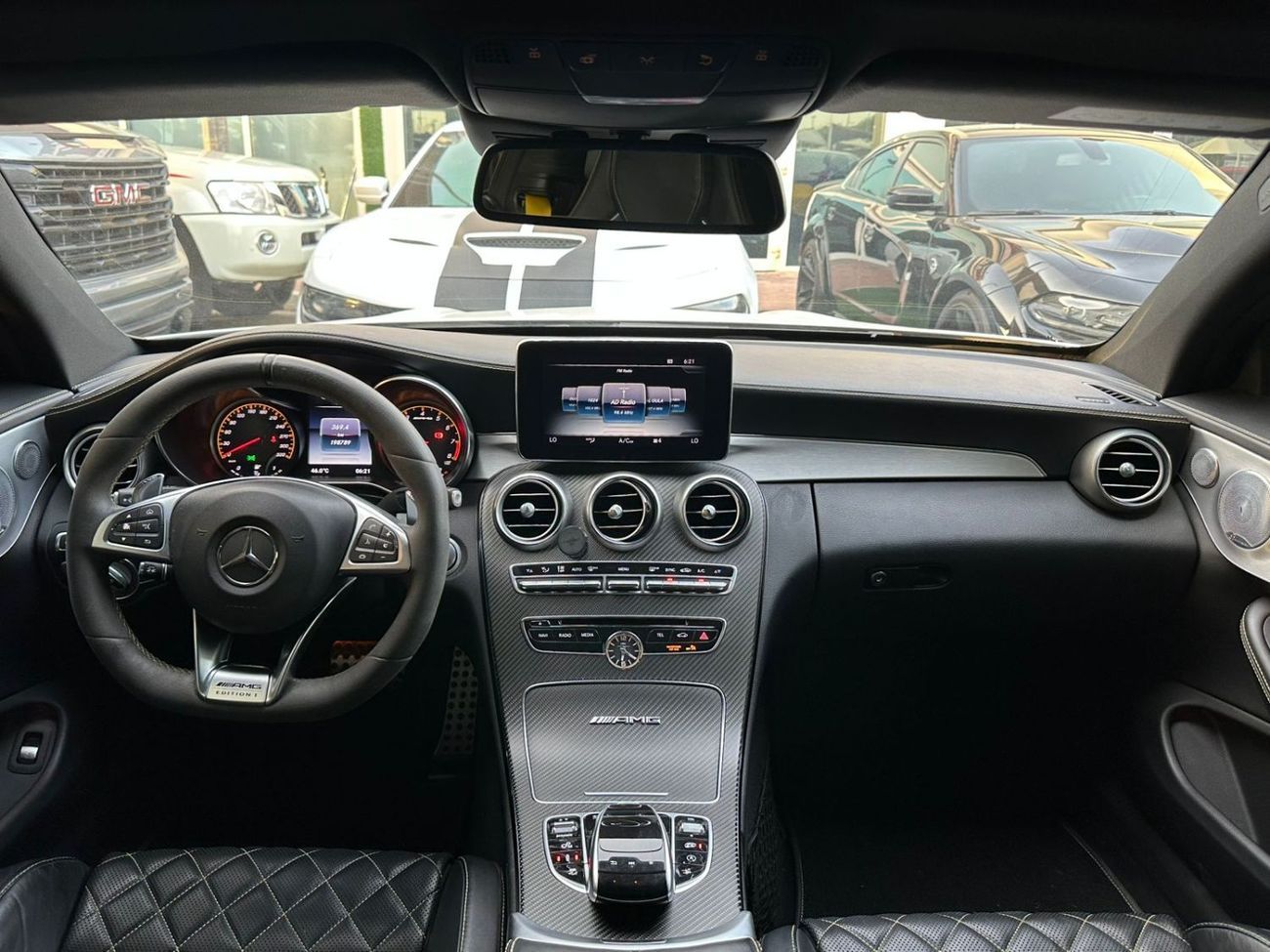 Mercedes-Benz C 36 AMG MERCEDES BENZ AMG C63S 2017 GCC FULL OPTION ORIGINAL PAINT PERFECT CONDITION